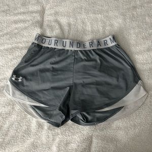 Women’s gray athletic shorts